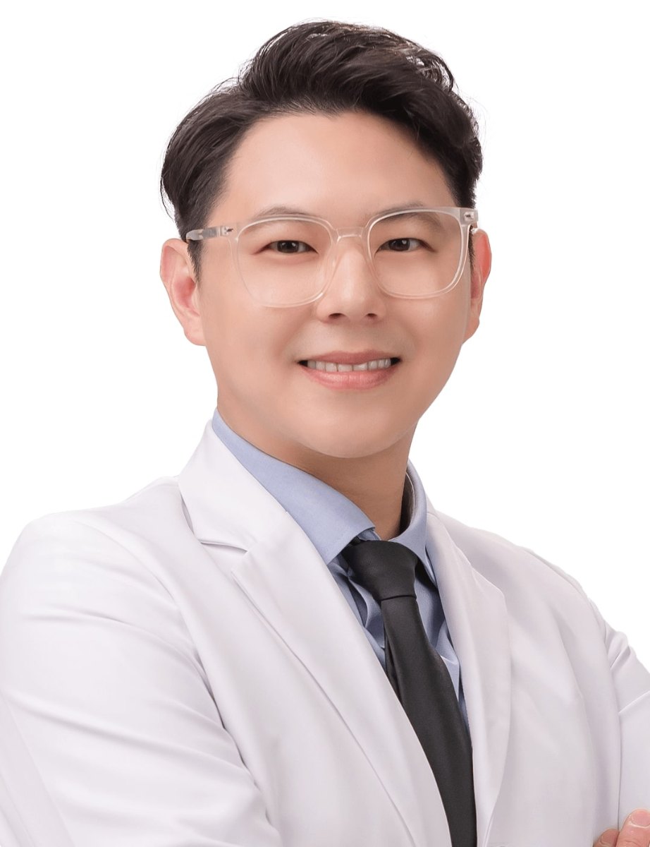 Dr Lim Wenkie in a white coat
